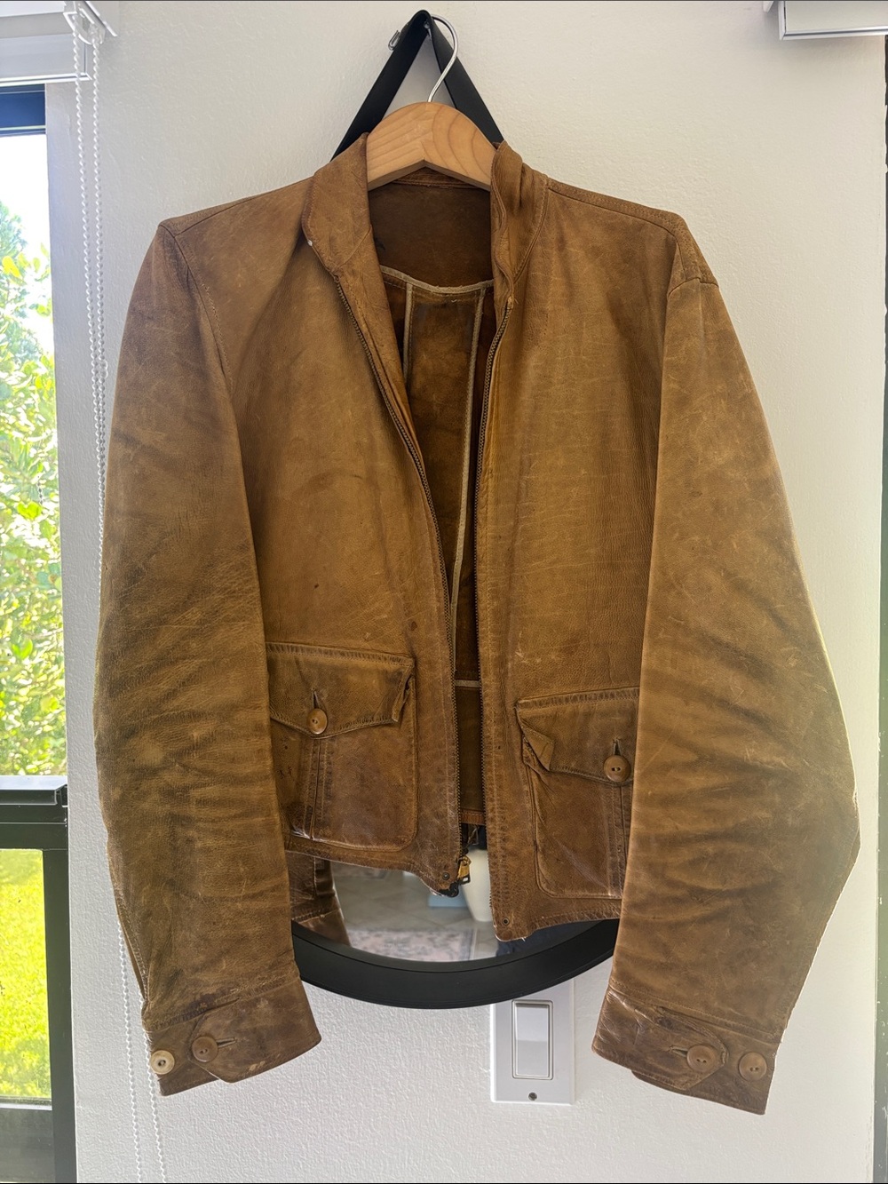 Vintage Ralph Lauren Hollywood Sportwear Leather Jacket - 100 years old